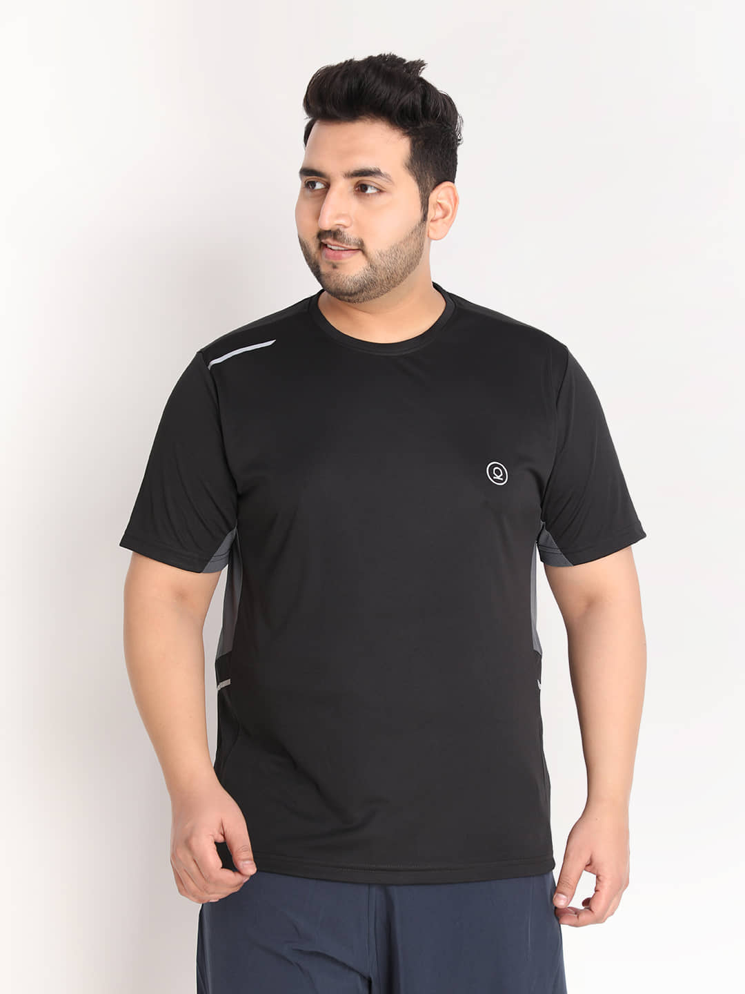 Chkokko - Black Polyester Regular Fit Men's Sports T-Shirt ( Pack of 1 )