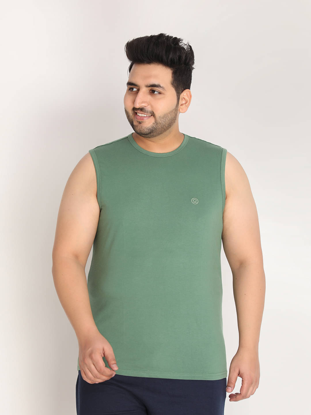 Chkokko Pack of 1 Cotton Blend Regular Fit Men's T-Shirt ( Dark Green ) Chkokko Pack of 1 Cotton Blend Regular Fit Men's T-Shirt ( Dark Green )