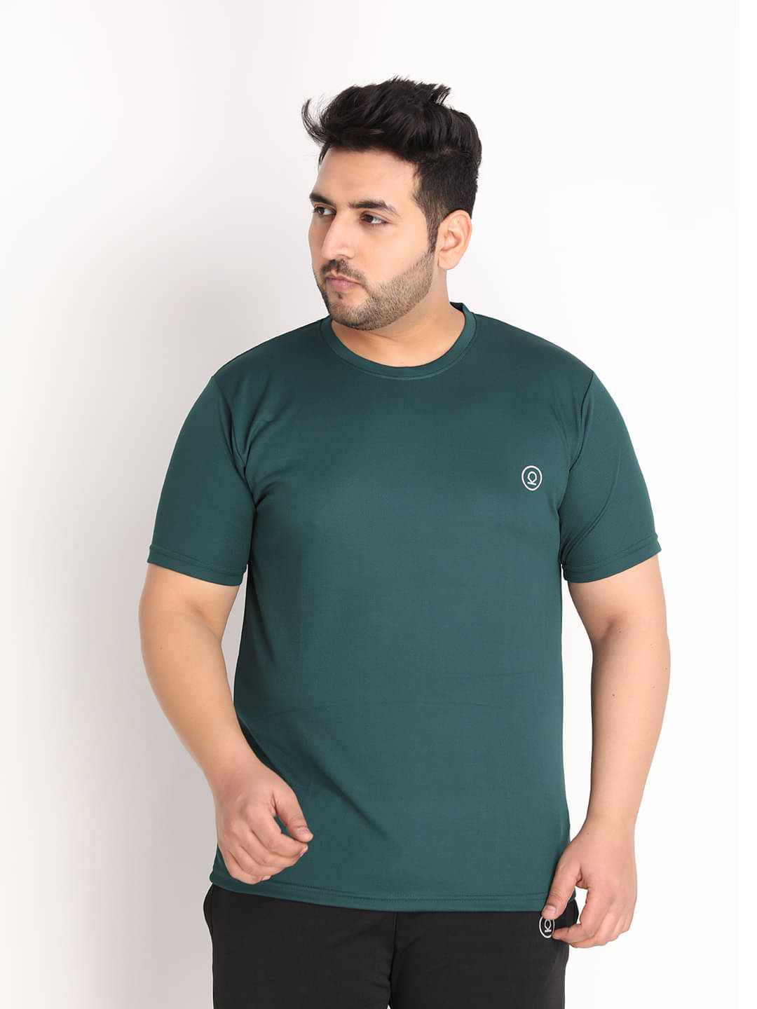 Chkokko - Dark Green Polyester Regular Fit Men's Sports T-Shirt ( Pack of 1 ) Chkokko - Dark Green Polyester Regular Fit Men's Sports T-Shirt ( Pack of 1 )