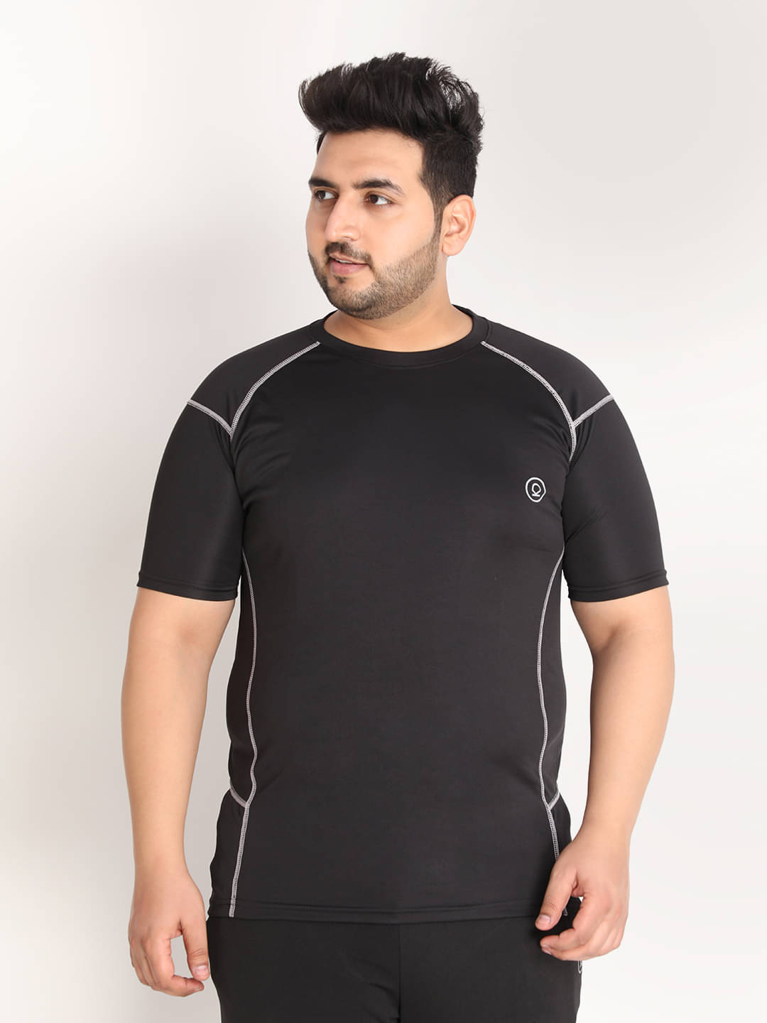 Chkokko - Grey Polyester Regular Fit Men's Sports T-Shirt ( Pack of 1 ) Chkokko - Grey Polyester Regular Fit Men's Sports T-Shirt ( Pack of 1 )