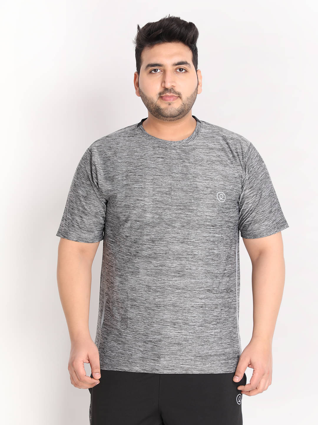 Chkokko - Grey Polyester Regular Fit Men's Sports T-Shirt ( Pack of 1 ) Chkokko - Grey Polyester Regular Fit Men's Sports T-Shirt ( Pack of 1 )