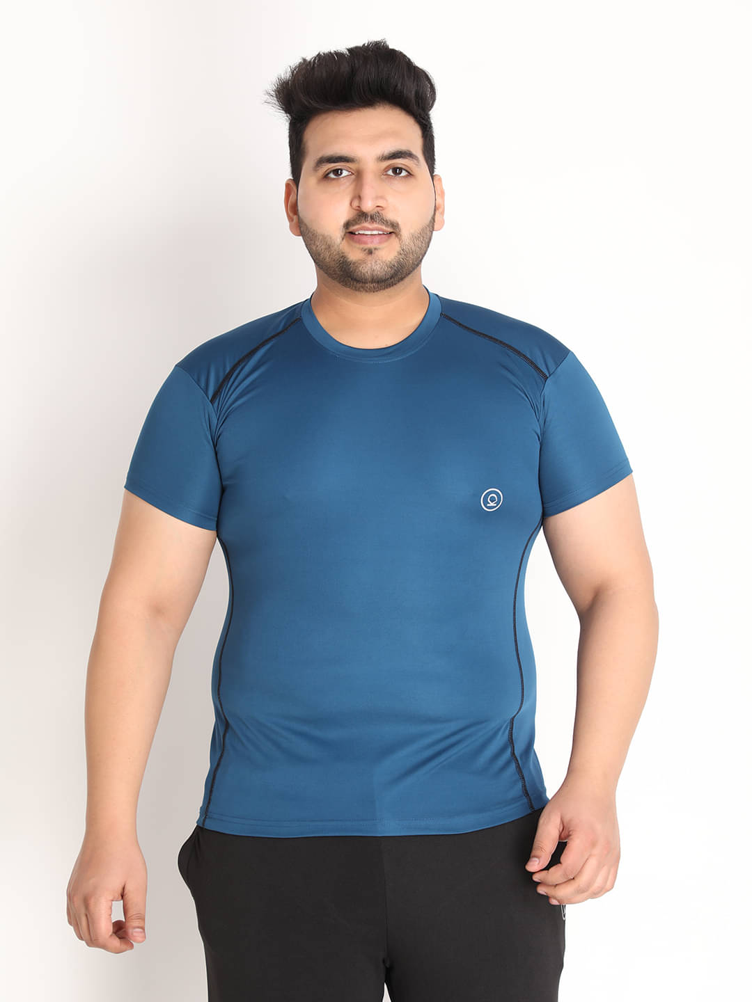     			Chkokko - Indigo Polyester Regular Fit Men's Sports T-Shirt ( Pack of 1 )
