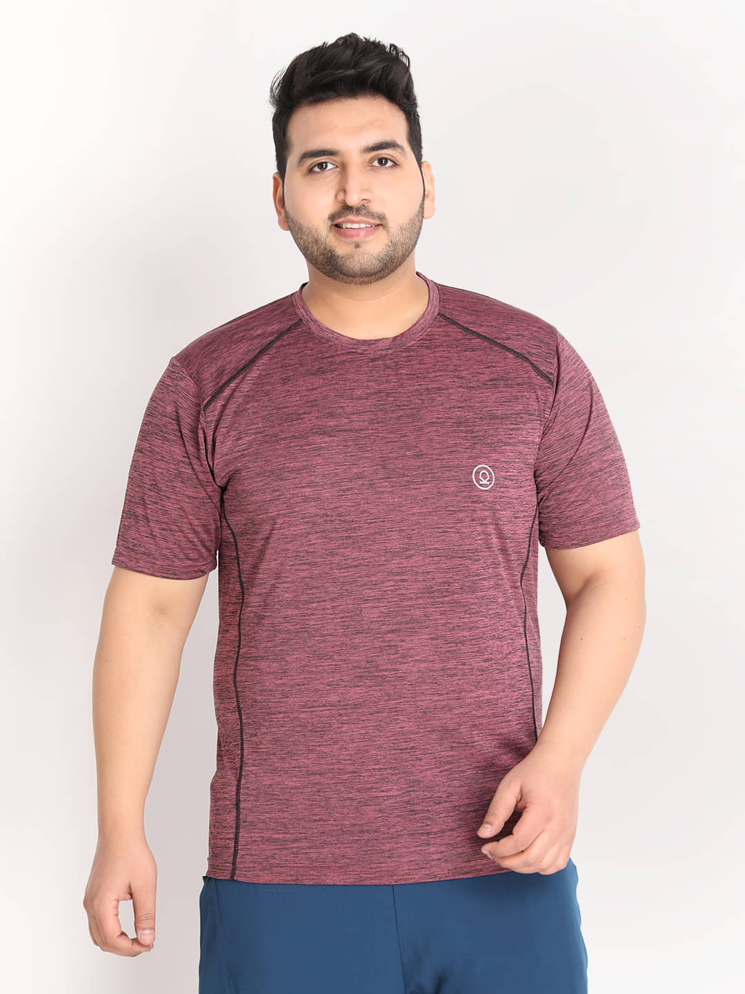 Chkokko - Magenta Polyester Regular Fit Men's Sports T-Shirt ( Pack of 1 ) Chkokko - Magenta Polyester Regular Fit Men's Sports T-Shirt ( Pack of 1 )