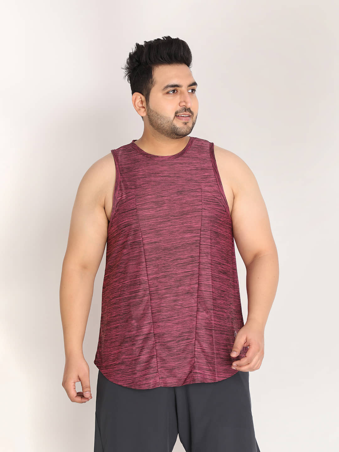 Chkokko Pack of 1 Polyester Regular Fit Men's T-Shirt ( Magenta )