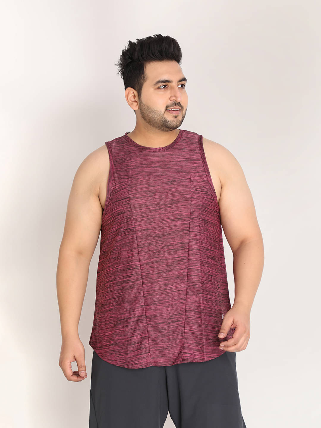     			Chkokko Pack of 1 Polyester Regular Fit Men's T-Shirt ( Magenta )