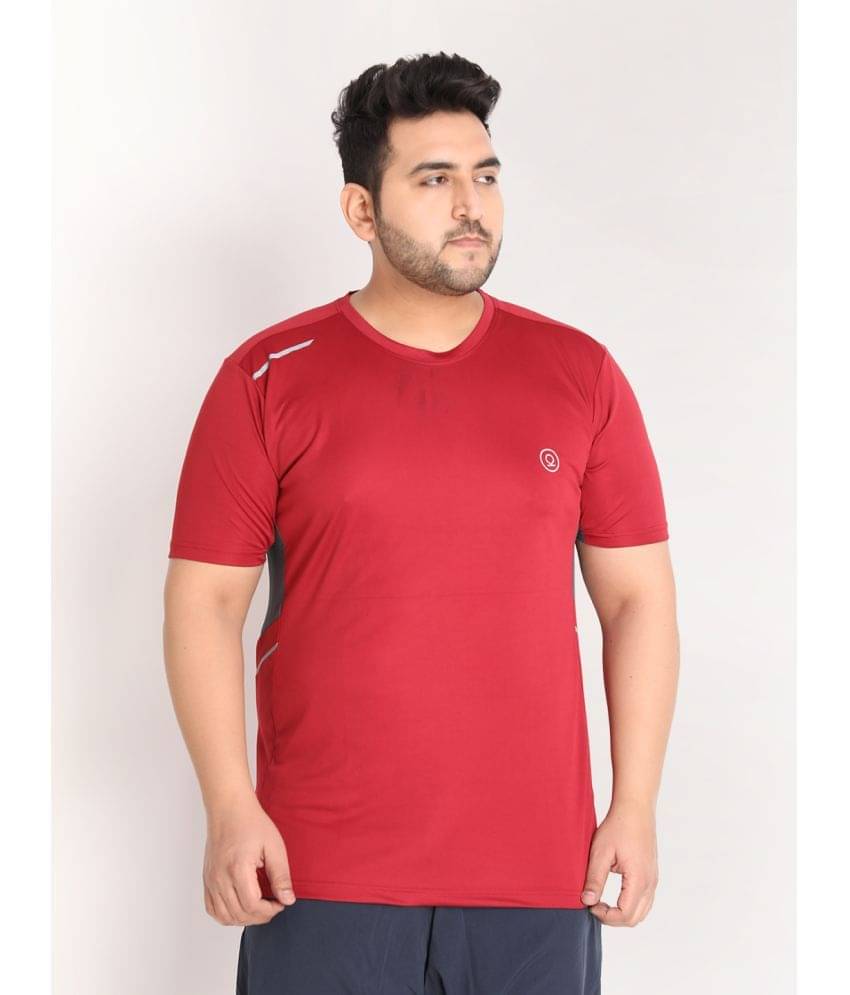     			Chkokko - Maroon Polyester Regular Fit Men's Sports T-Shirt ( Pack of 1 )