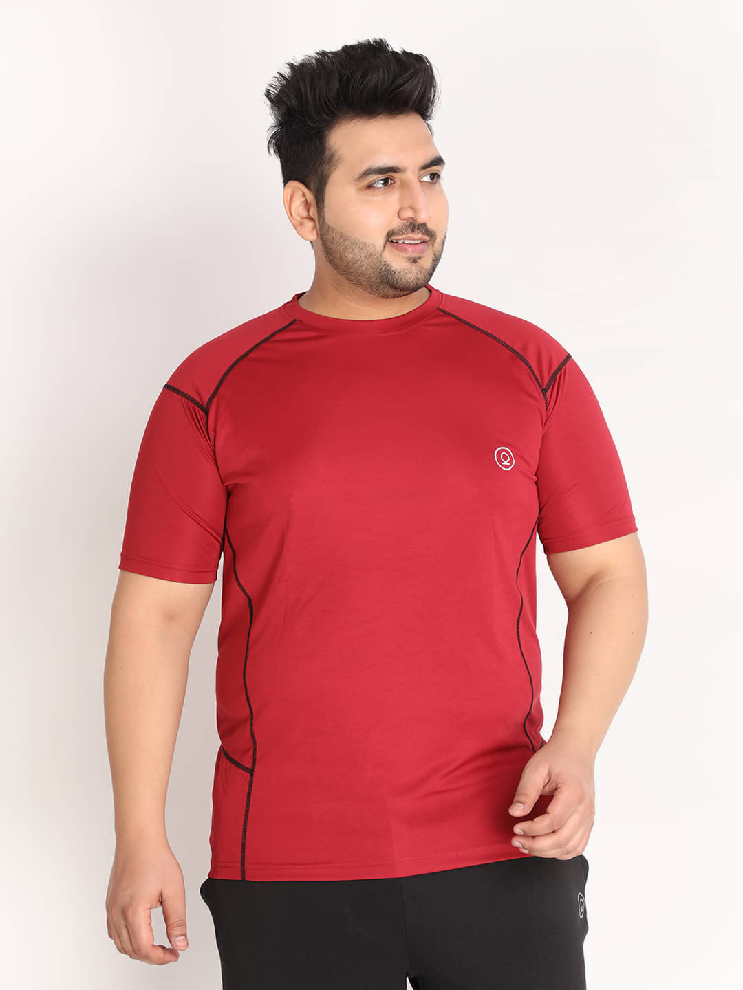 Chkokko - Maroon Polyester Regular Fit Men's Sports T-Shirt ( Pack of 1 ) Chkokko - Maroon Polyester Regular Fit Men's Sports T-Shirt ( Pack of 1 )