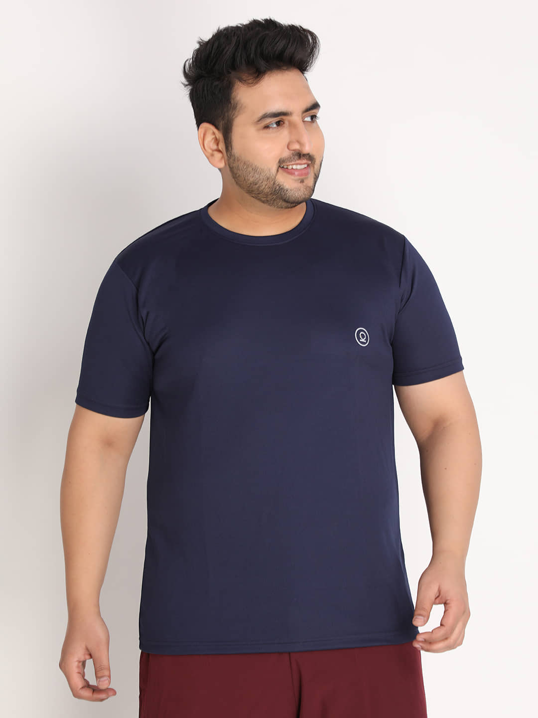 Chkokko - Navy Polyester Regular Fit Men's Sports T-Shirt ( Pack of 1 )