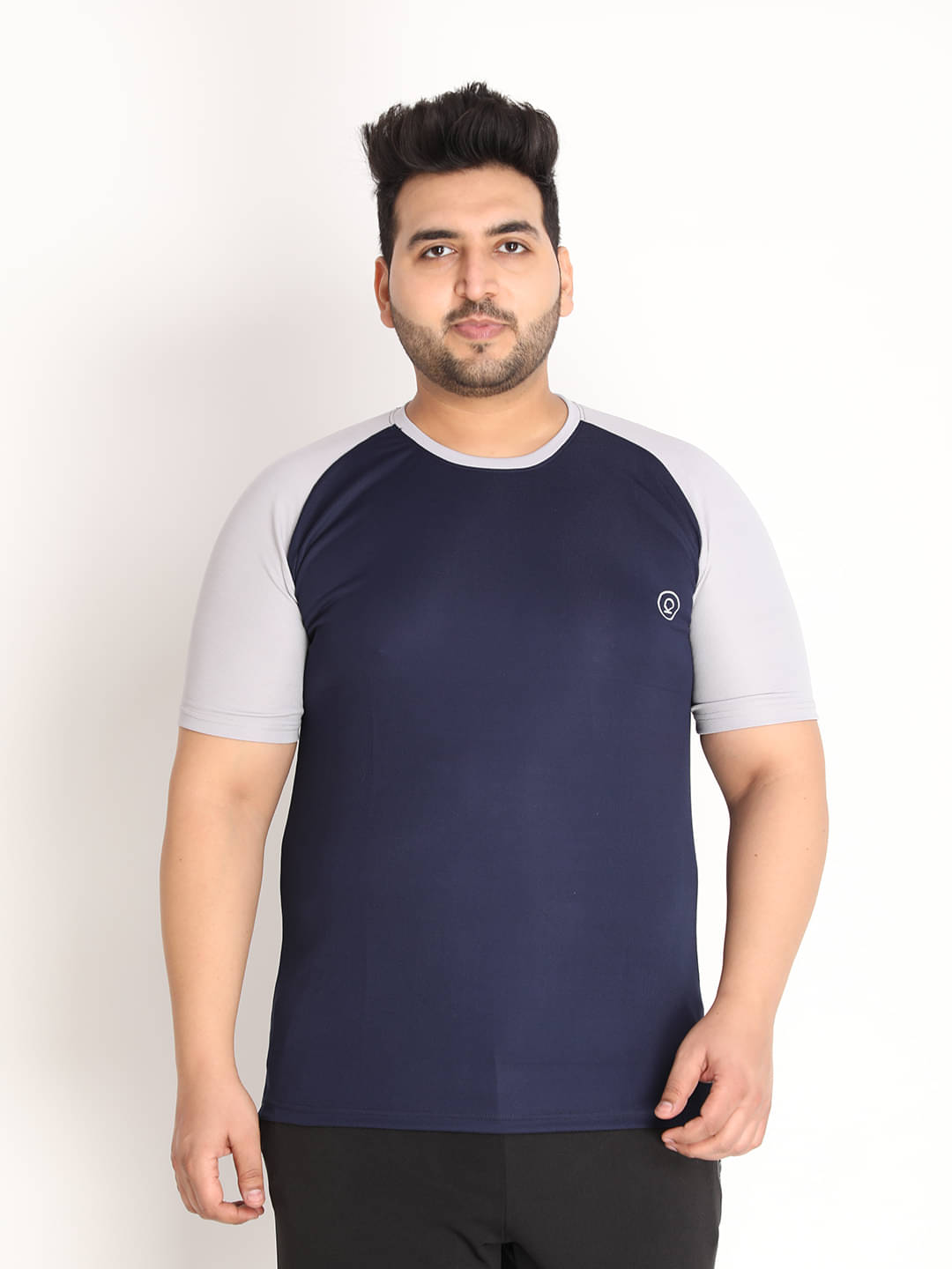 Chkokko - Navy Polyester Regular Fit Men's Sports T-Shirt ( Pack of 1 ) Chkokko - Navy Polyester Regular Fit Men's Sports T-Shirt ( Pack of 1 )