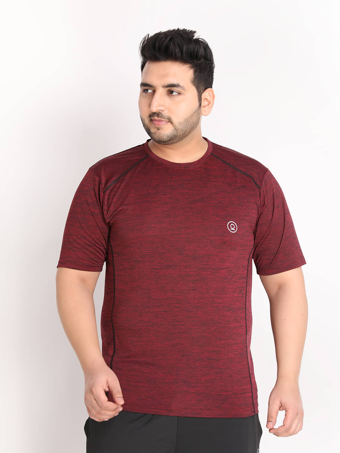 Chkokko - Wine Polyester Regular Fit Men's Sports T-Shirt ( Pack of 1 ) Chkokko - Wine Polyester Regular Fit Men's Sports T-Shirt ( Pack of 1 )