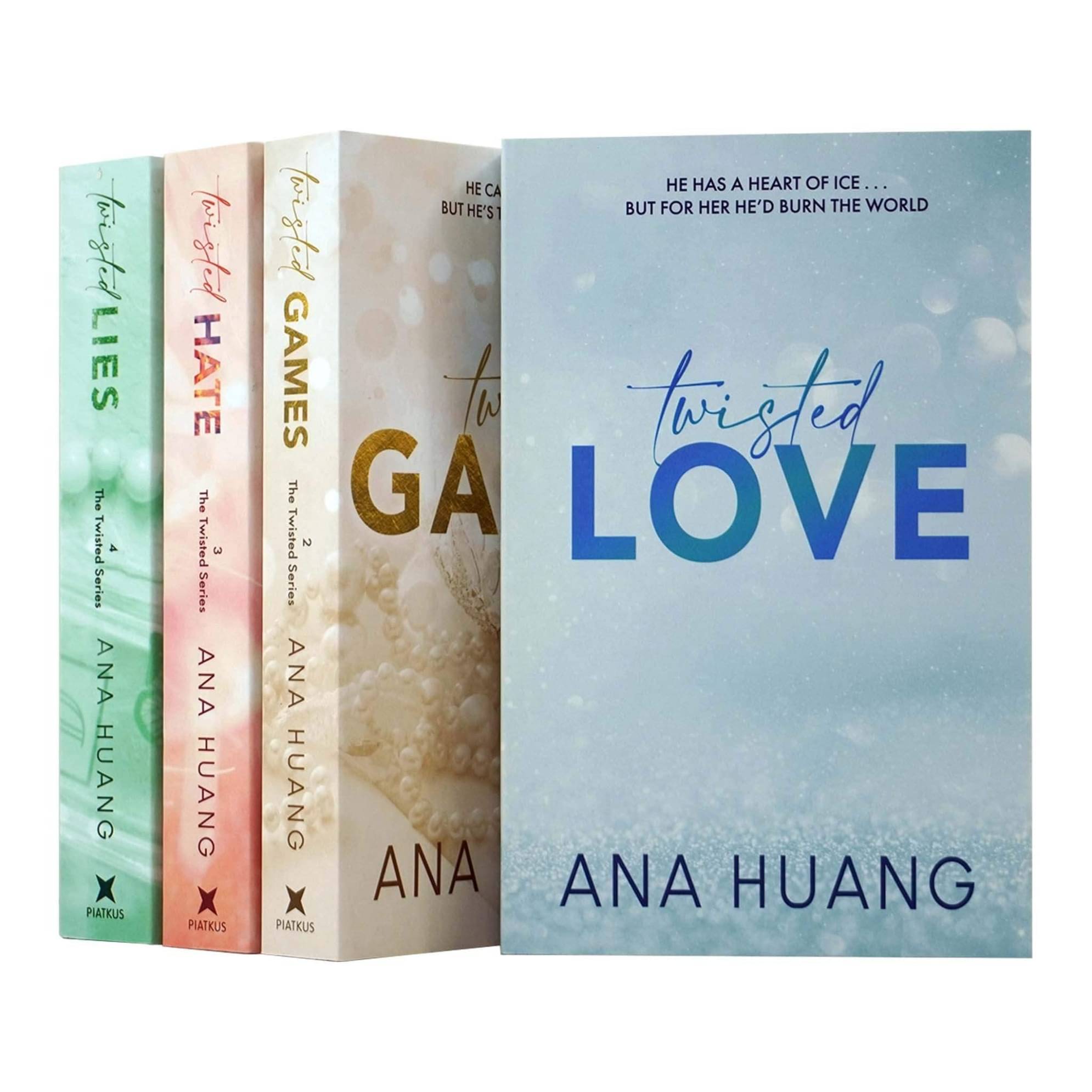     			(Combo of 4 BOOKS )TWISTED SERIES LOVE+GAMES+HATE+LIES