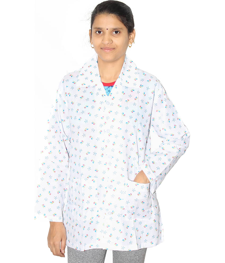 Goodluck Cotton White Cape - Jackets & Coats | Buy online on ZillyBuy