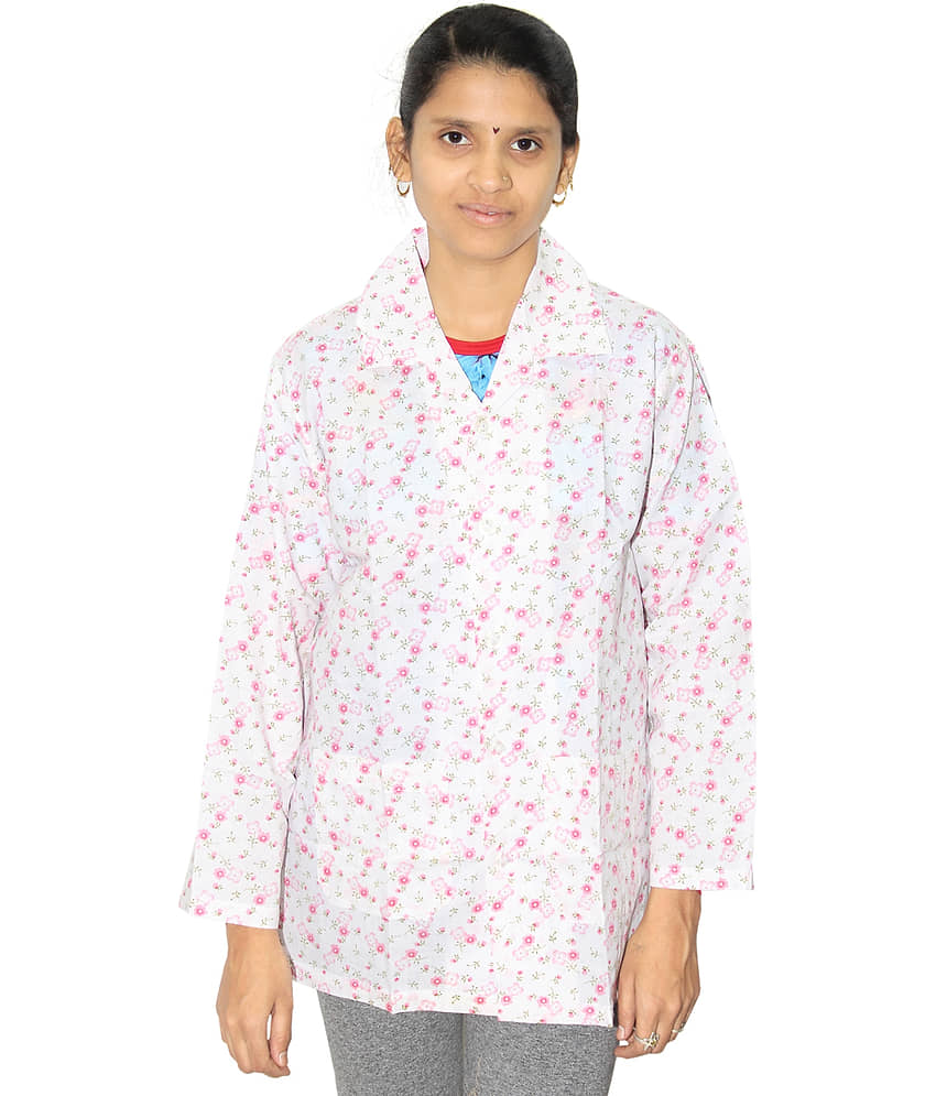 Goodluck Cotton White Cape - Jackets & Coats | Buy online on ZillyBuy