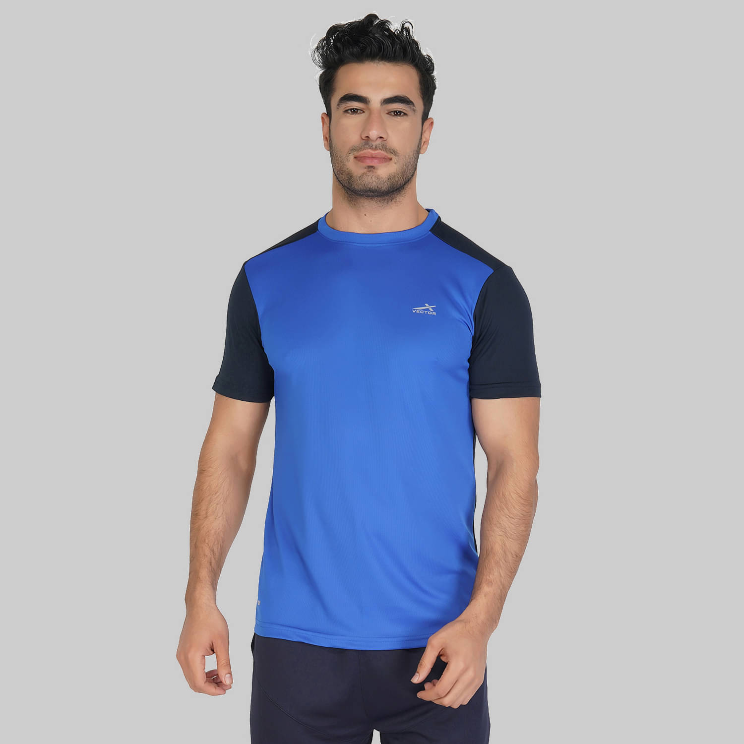 Vector X - Blue Polyester Regular Fit Men's Sports T-Shirt ( Pack of 1 ) Vector X - Blue Polyester Regular Fit Men's Sports T-Shirt ( Pack of 1 )