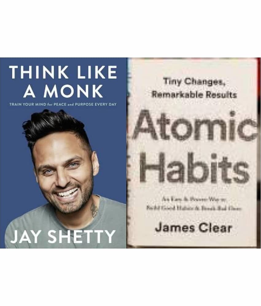 think Like A Monk + Atomic habits - Stationery | Buy online on ZillyBuy