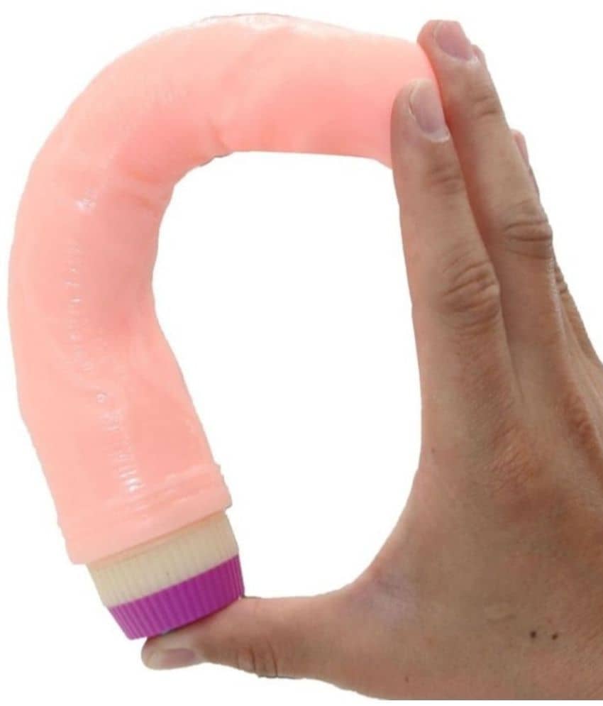 Adam - 9" Long XL Realistic Life Like Thick Strong Vibrating IPX7 Waterproof Dildo Vibrator For Women Men - Pink