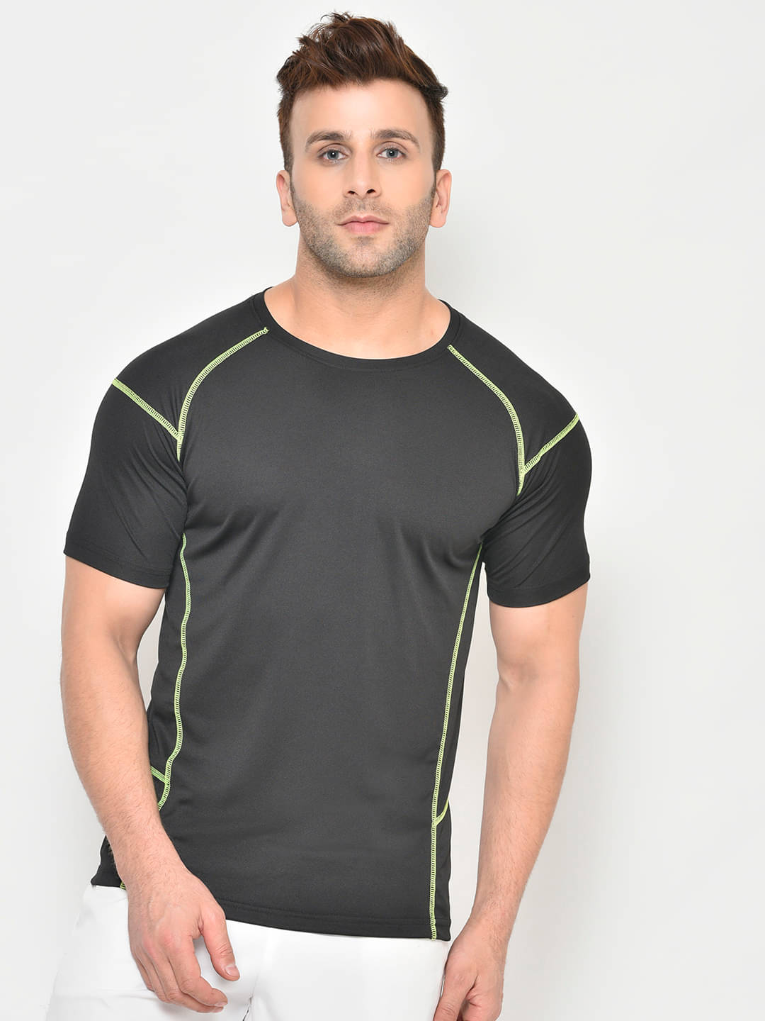     			Chkokko - Green Polyester Regular Fit Men's Sports T-Shirt ( Pack of 1 )