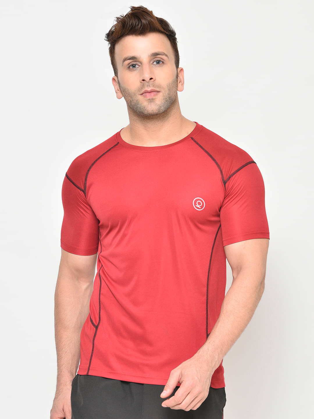     			Chkokko - Maroon Polyester Regular Fit Men's Sports T-Shirt ( Pack of 1 )