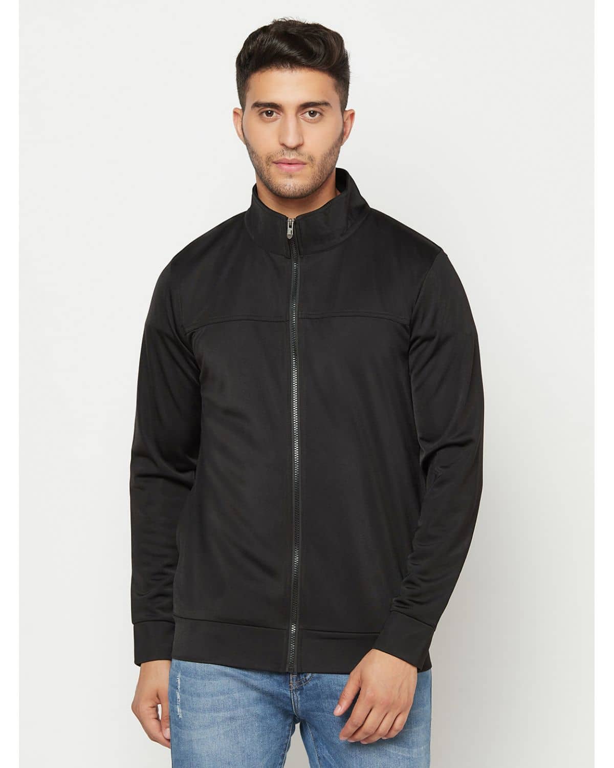 Glito - Black Polyester Blend Relaxed Fit Men's Casual Jacket ( Pack of 1 ) - Jackets & Coats | Buy online on ZillyBuy