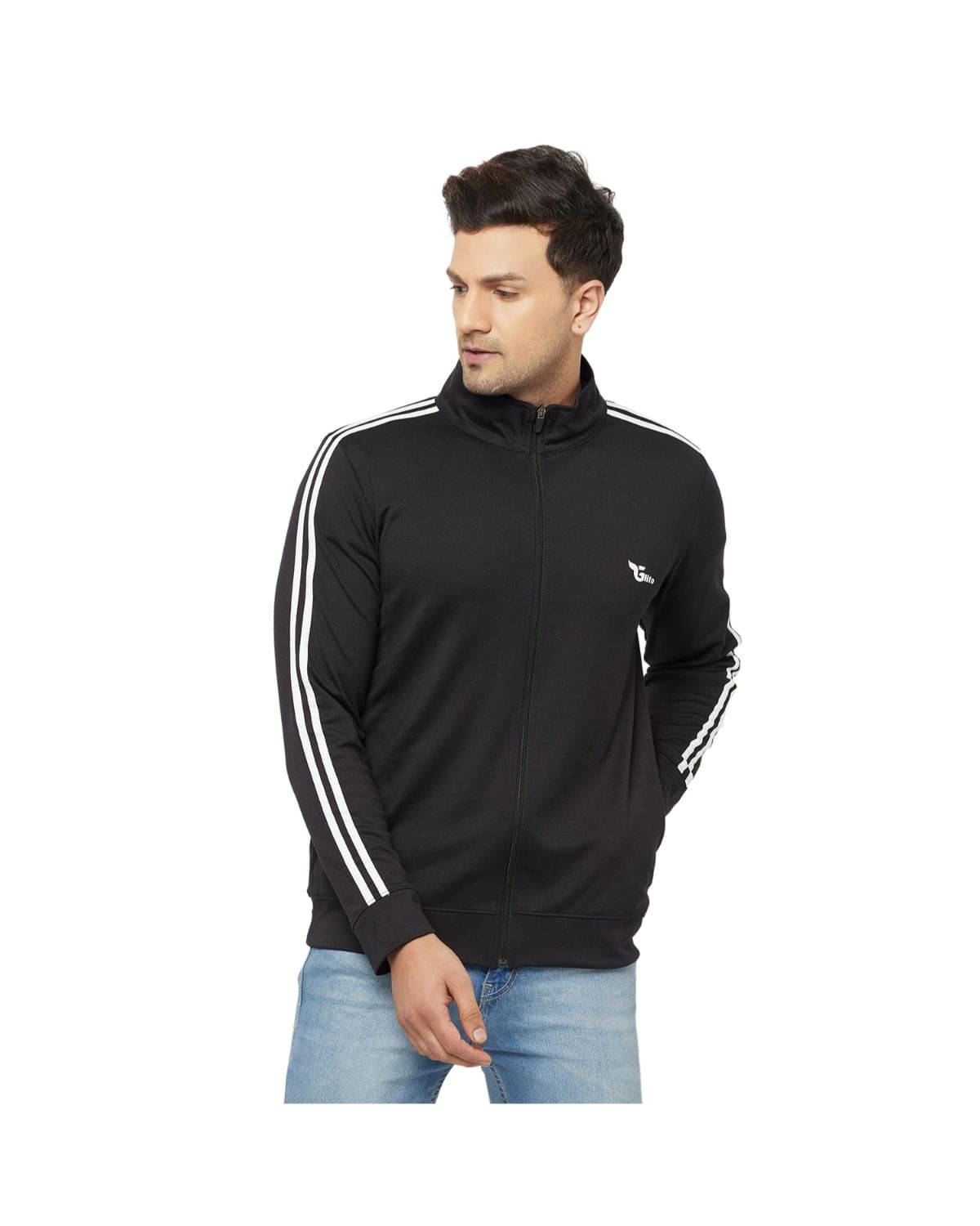 Glito - Black Polyester Blend Relaxed Fit Men's Casual Jacket ( Pack of 1 ) Glito - Black Polyester Blend Relaxed Fit Men's Casual Jacket ( Pack of 1 )