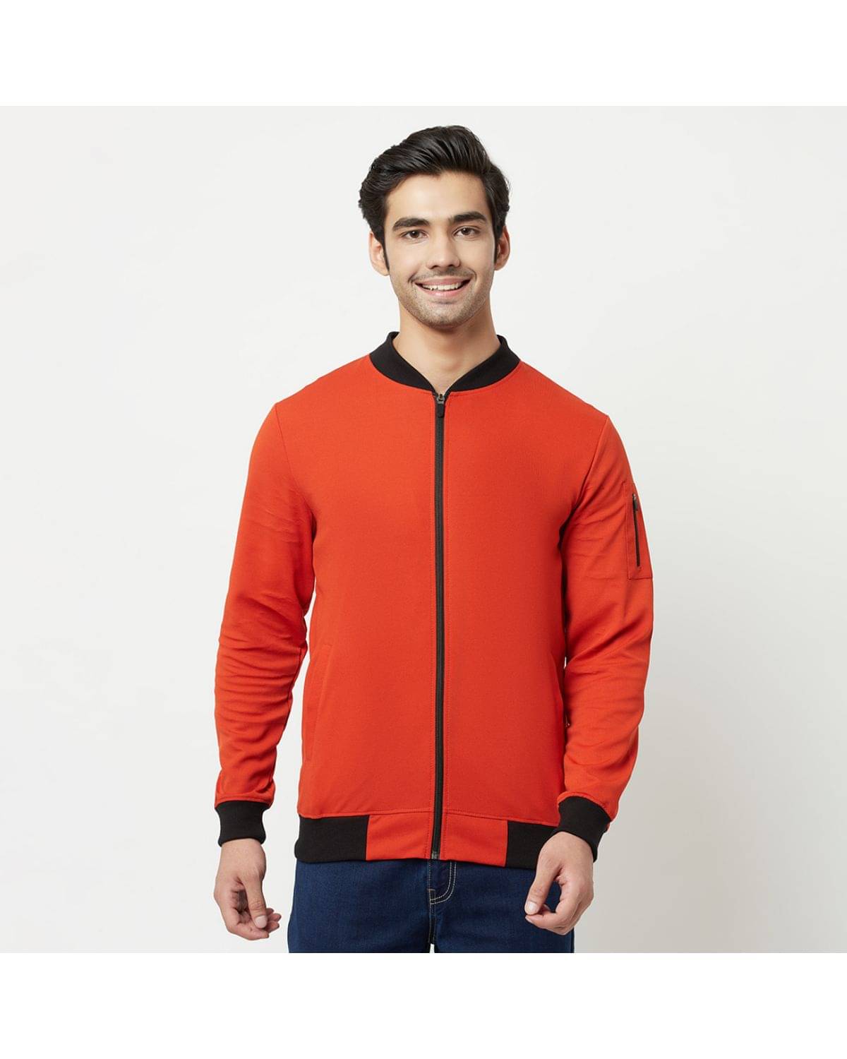Glito - Orange Polyester Blend Relaxed Fit Men's Casual Jacket ( Pack of 1 ) Glito - Orange Polyester Blend Relaxed Fit Men's Casual Jacket ( Pack of 1 )