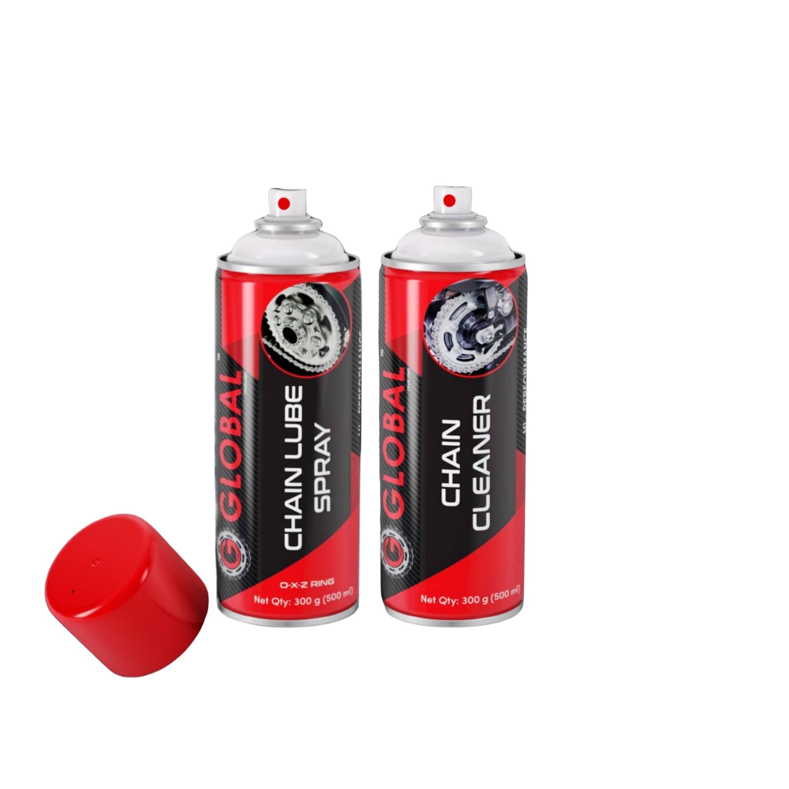     			Global Chain Lube GLOB02 Global Chain Lube 500ml & Chain Cleaner 500ml for Bike by Jay lubricants Chain Oil  (1000 ml, Pack of 2)