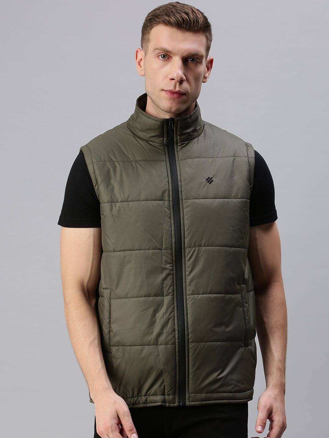     			ONN - Olive Nylon Regular Fit Men's Casual Jacket ( Pack of 1 )