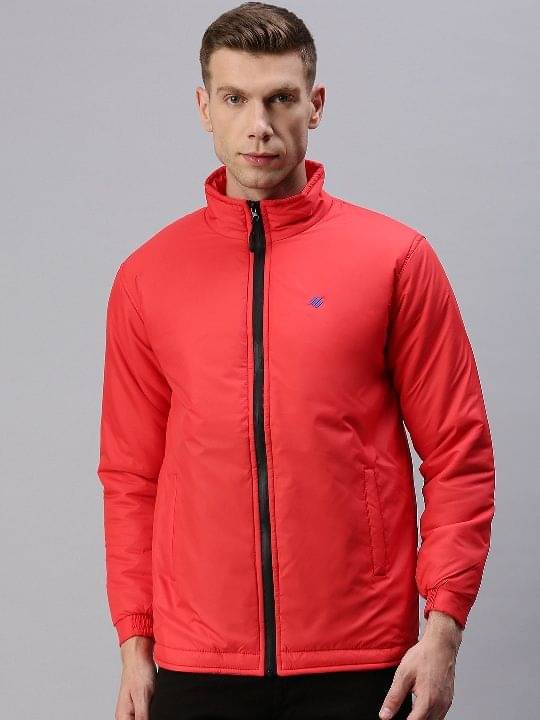     			ONN - Red Nylon Regular Fit Men's Windcheater Jacket ( Pack of 1 )
