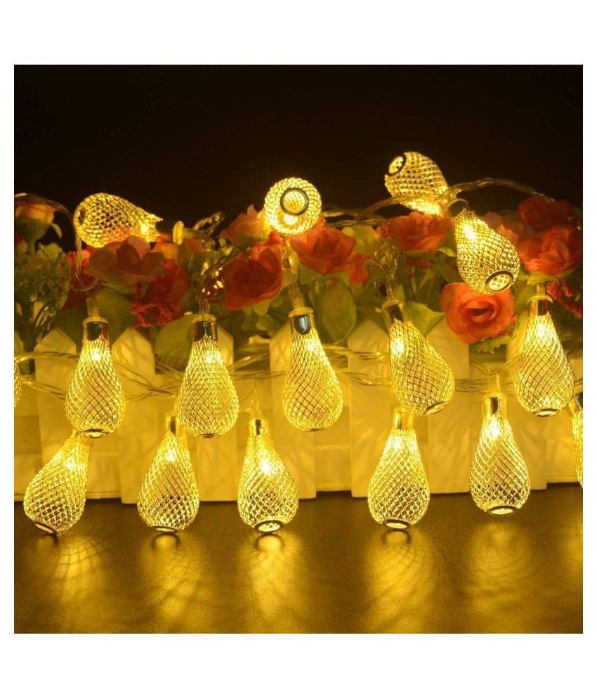     			THRIFTKART - Gold 3Mtr String Light ( Pack of 1 )