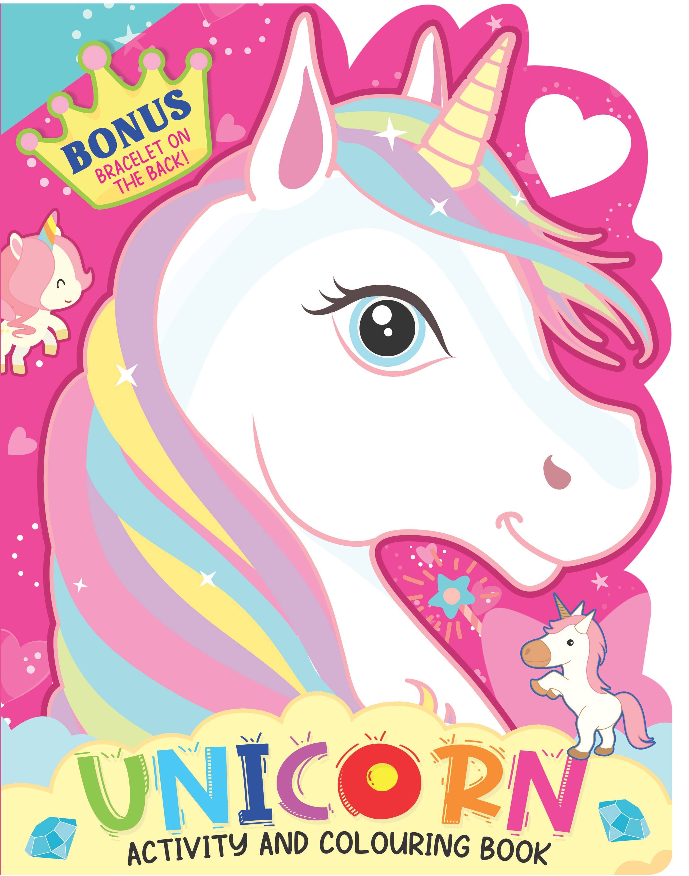 Unicorn Activity and Colouring Book- Die Cut Animal Shaped Book : Interactive & Activity Children Book by Dreamland Publications 9789394767577 Unicorn Activity and Colouring Book- Die Cut Animal Shaped Book : Interactive & Activity Children Book by Dreamland Publications 9789394767577