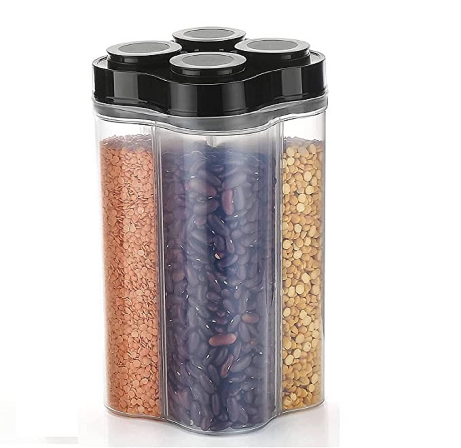     			Analog kitchenware - Polyproplene Black Dal Container ( Set of 1 - 2500 )