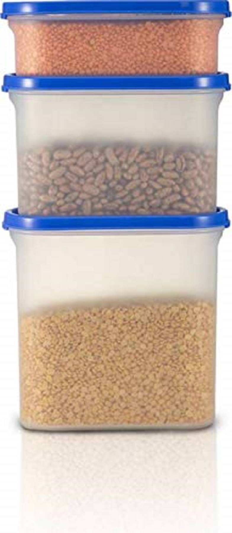 Analog kitchenware - Polyproplene Navy Blue Food Container ( Set of 3 - 4000 ) Analog kitchenware - Polyproplene Navy Blue Food Container ( Set of 3 - 4000 )