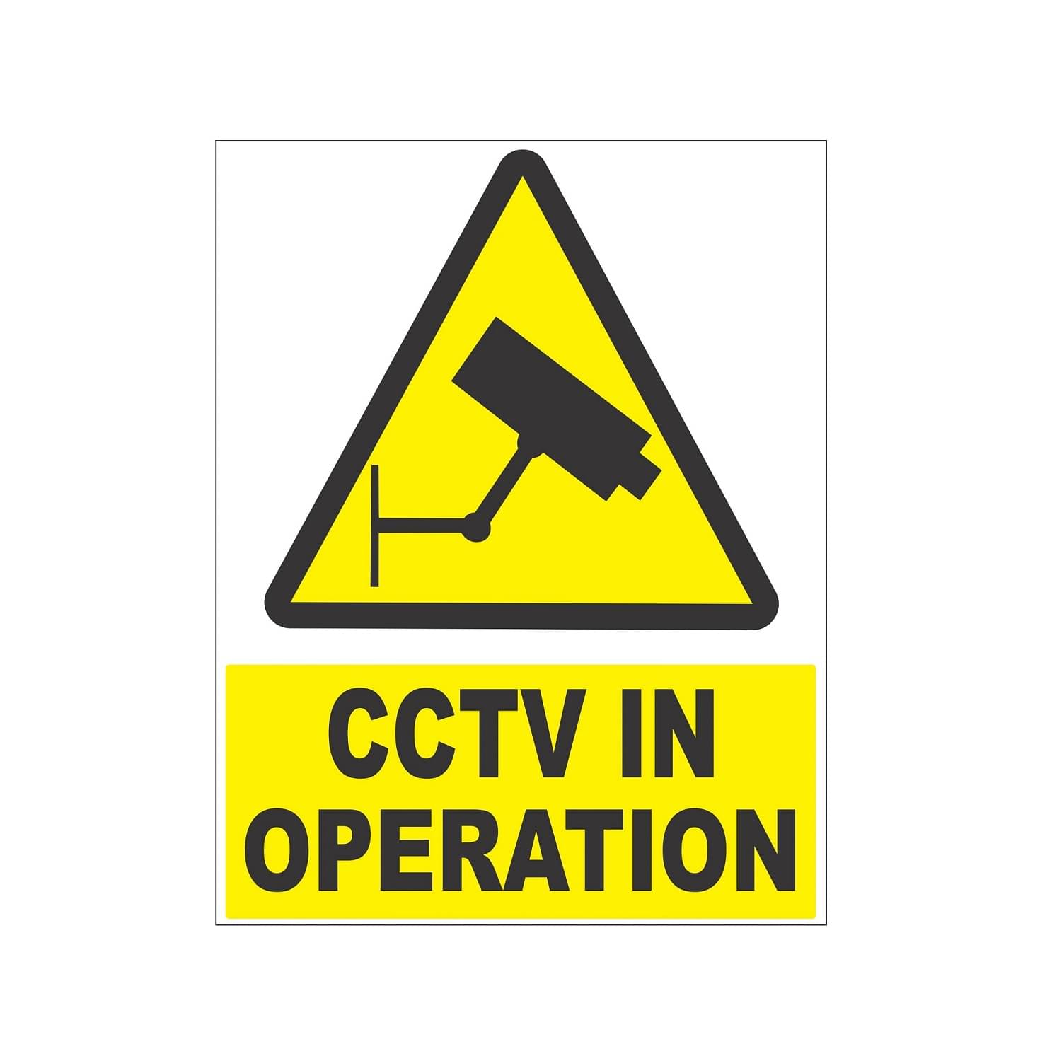     			Asmi Collection Self Adhesive Wall Stickers CCTV in Operation Sign Wall Sticker ( 26 x 20 cms )