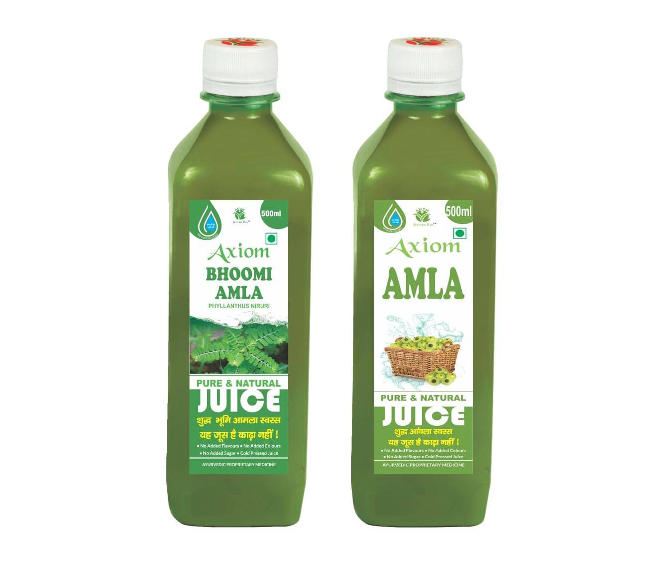    			Axiom Bhoomi Amla 500Ml + Amla Juice 500Ml Ayurvedic Juice Combo Pack
