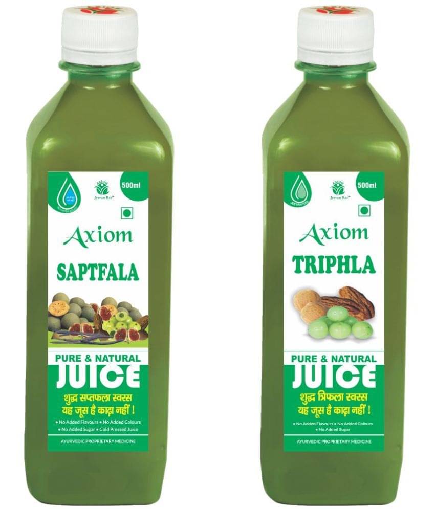Axiom Triphla Juice 500Ml + Saptfala Juice 500Ml , Ayurvedic Juice Axiom Triphla Juice 500Ml + Saptfala Juice 500Ml , Ayurvedic Juice