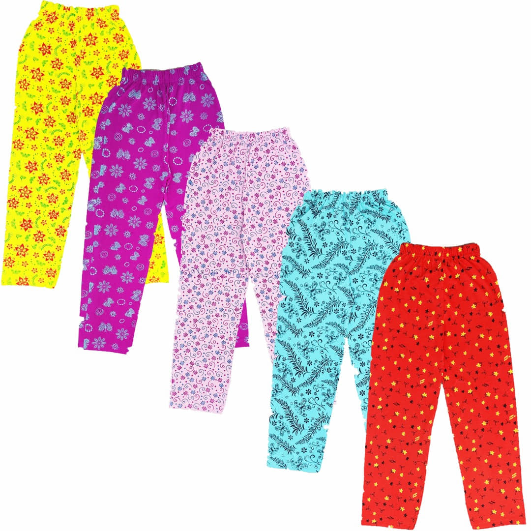 CRAZYON GIRLS COLOR PANT PACK OF (5)