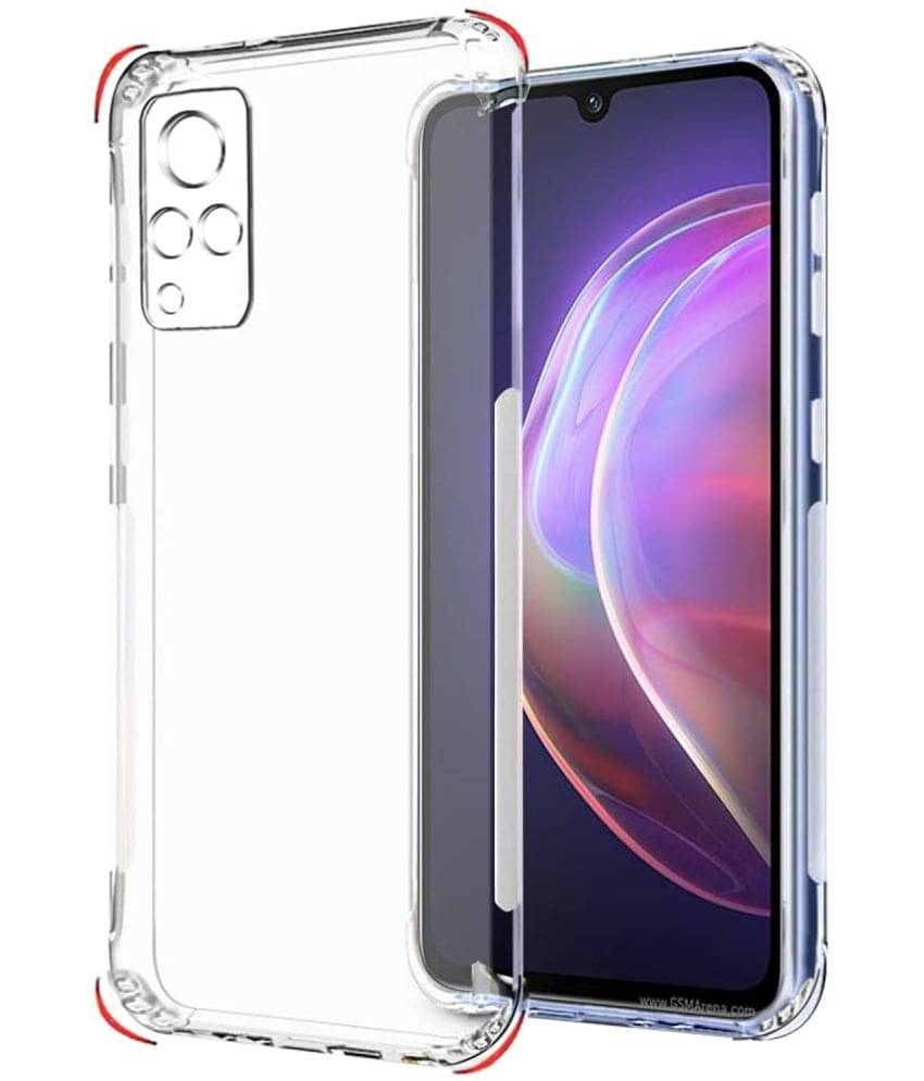 Case Vault Covers - Transparent Silicon Silicon Soft cases Compatible For Vivo V21 ( Pack of 1 ) Case Vault Covers - Transparent Silicon Silicon Soft cases Compatible For Vivo V21 ( Pack of 1 )