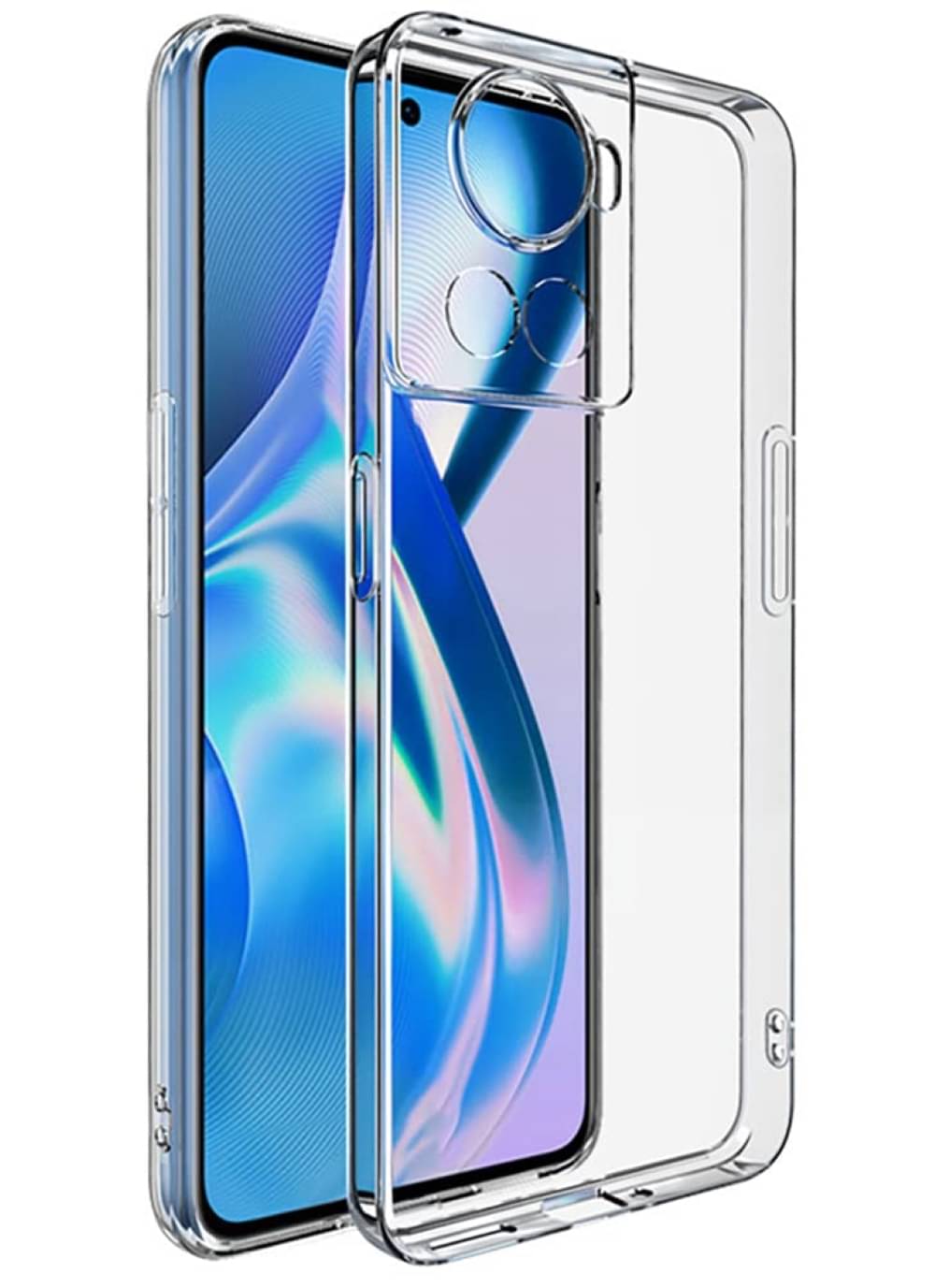     			Case Vault Covers - Transparent Silicon Silicon Soft cases Compatible For Oneplus 10R 5G ( Pack of 1 )