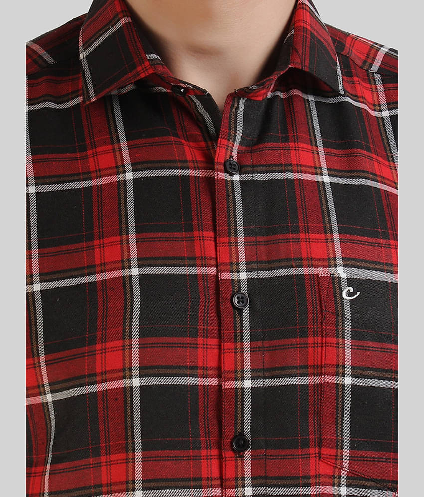 Comey - Black 100% Cotton Slim Fit Men's Casual Shirt ( Pack of 1 )