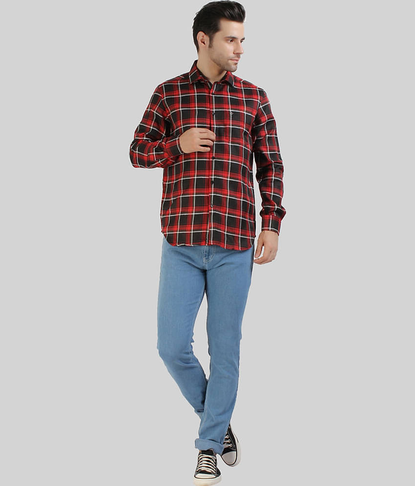 Comey - Black 100% Cotton Slim Fit Men's Casual Shirt ( Pack of 1 )