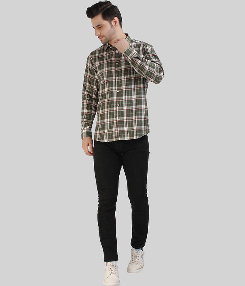 Comey - Black 100% Cotton Slim Fit Men's Casual Shirt ( Pack of 1 )