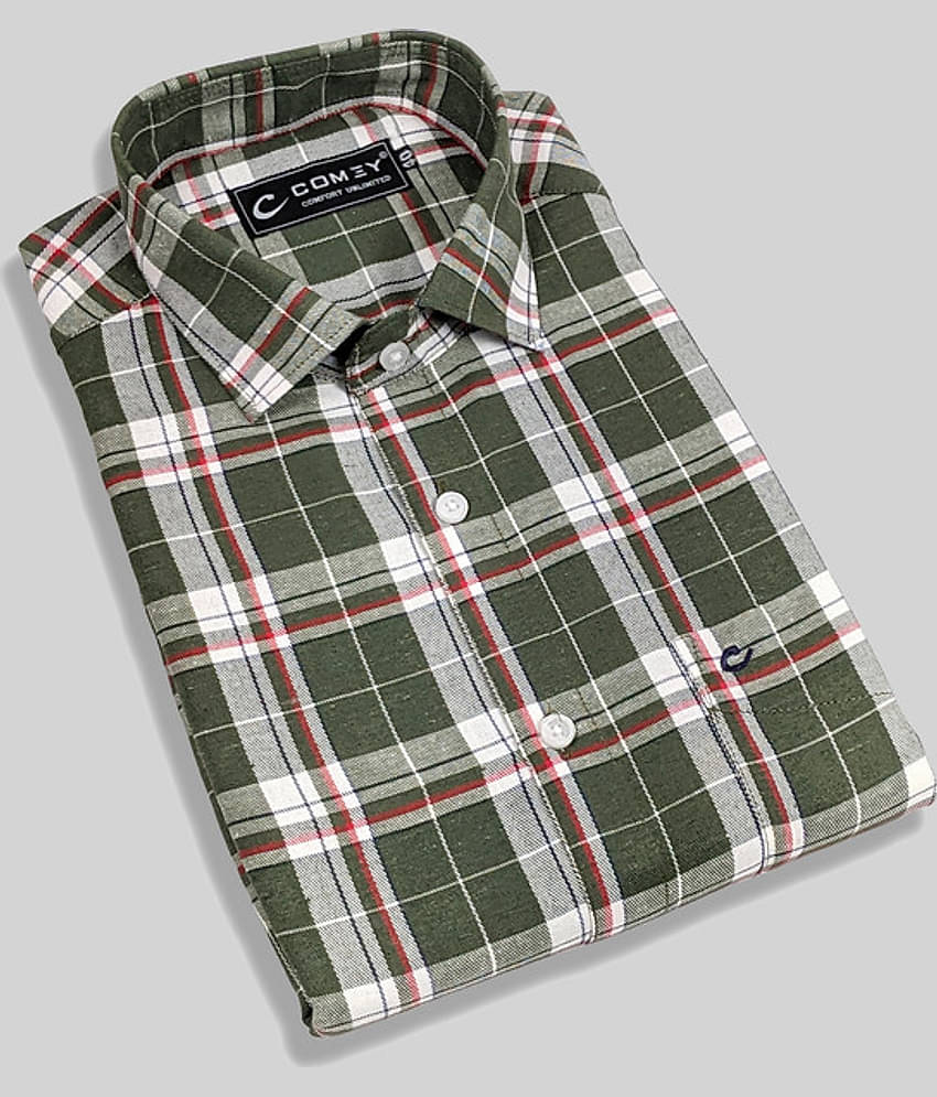 Comey - Black 100% Cotton Slim Fit Men's Casual Shirt ( Pack of 1 )