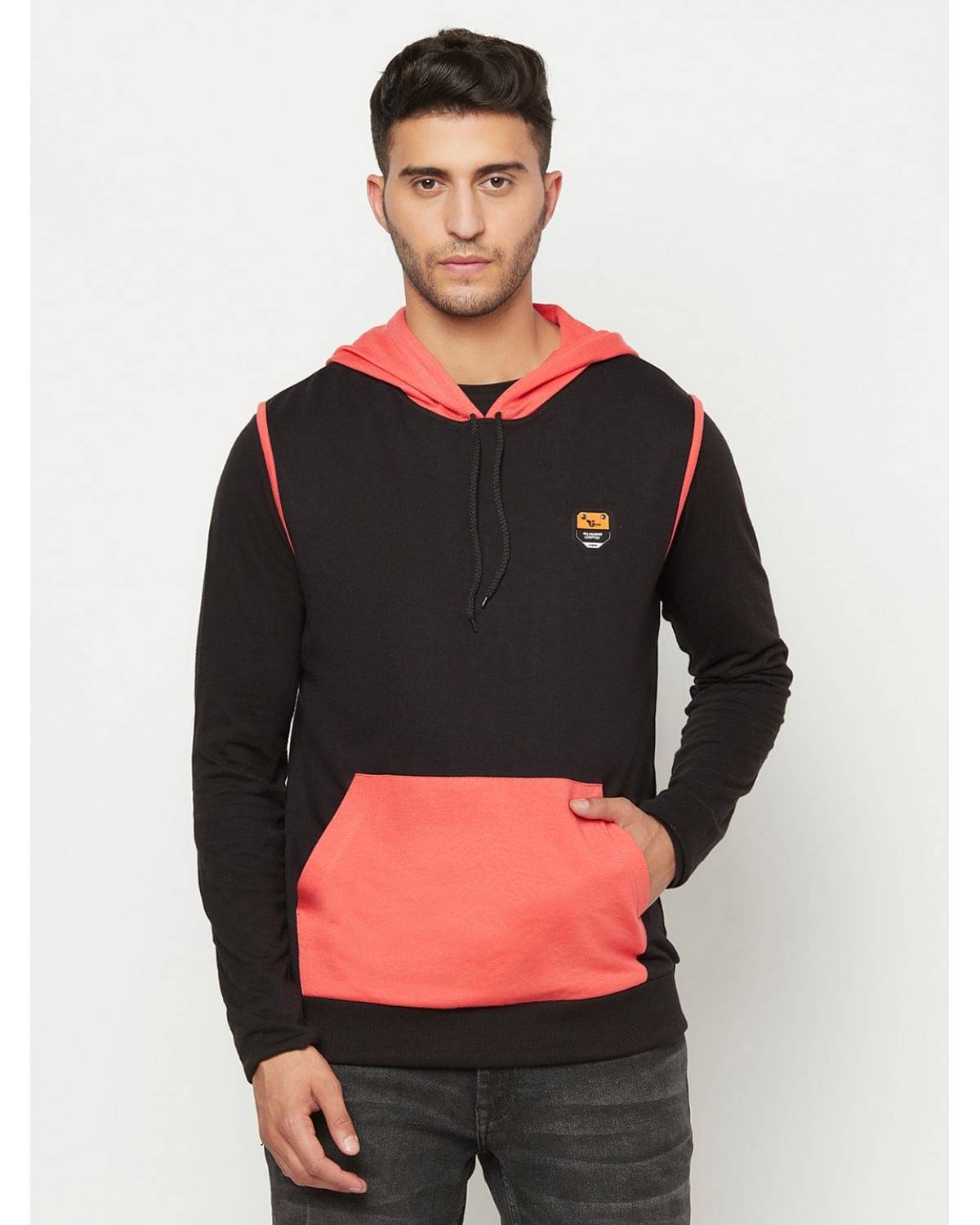     			Glito - Black Fleece Relaxed Fit Men's Sweatshirt ( Pack of 1 )