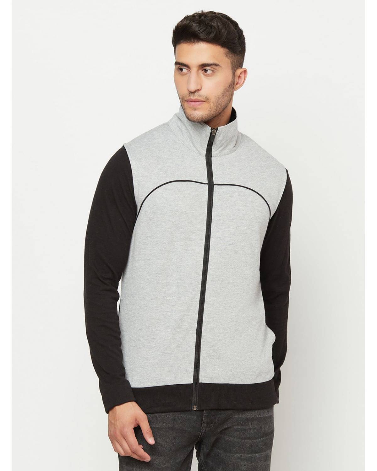 Glito - Light Grey Fleece Relaxed Fit Men's Sweatshirt ( Pack of 1 ) Glito - Light Grey Fleece Relaxed Fit Men's Sweatshirt ( Pack of 1 )