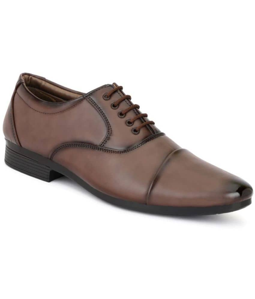 MARKRANGE - Brown Men's Oxford Formal Shoes - Formal Shoes | Buy online on ZillyBuy