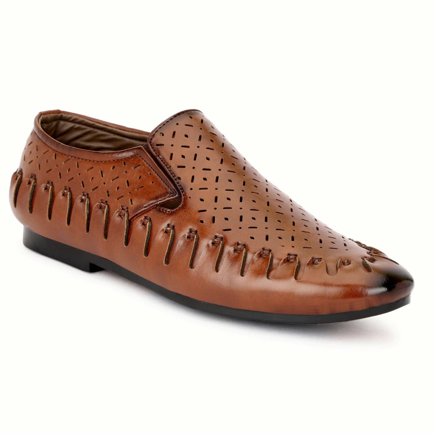 MARKRANGE - Tan Men's Slip on - Formal Shoes | Buy online on ZillyBuy