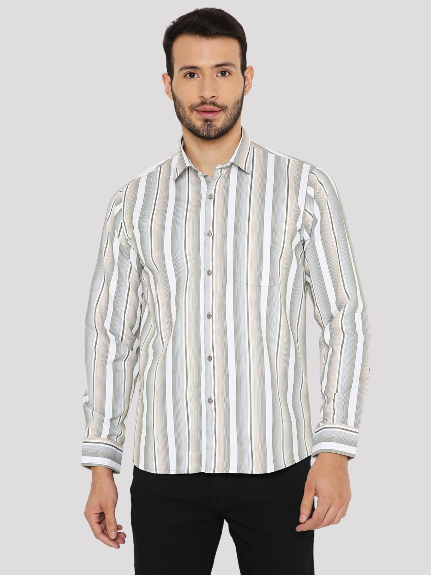     			Maharaja - Grey Polyester Slim Fit Men's Casual Shirt ( Pack of 1 )