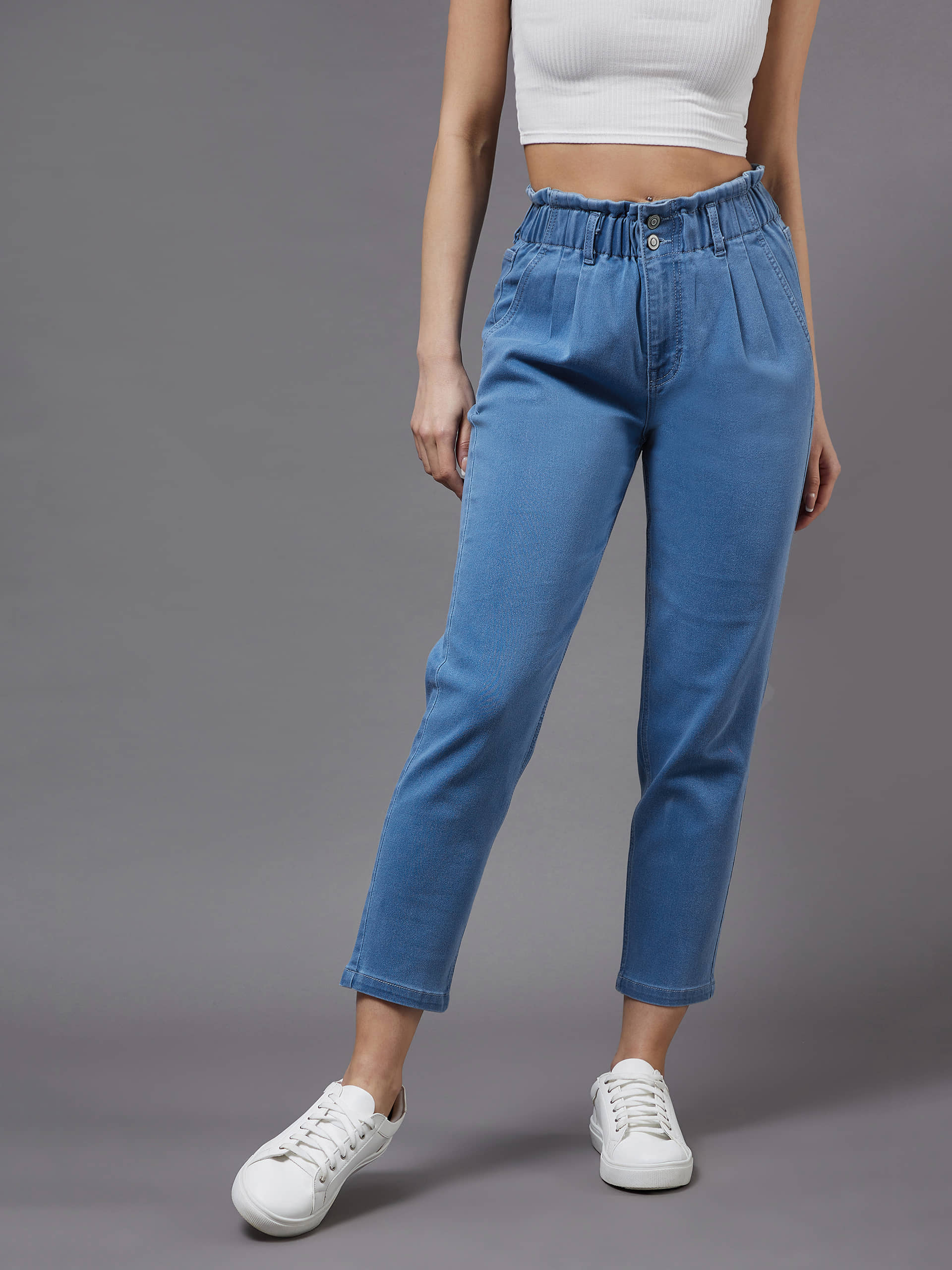 Miss Chase - Blue Denim Slim Fit Women's Jeans ( Pack of 1 ) - Jeans | Buy online on ZillyBuy