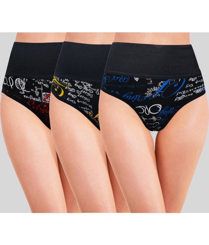RC. ROYAL CLASS Pack of 3 Cotton Printed Women's Briefs ( Multi Color ) RC. ROYAL CLASS Pack of 3 Cotton Printed Women's Briefs ( Multi Color )