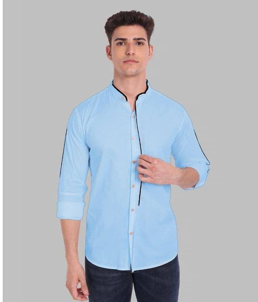     			Vida Loca - Sky Blue 100% Cotton Slim Fit Men's Casual Shirt ( Pack of 1 )